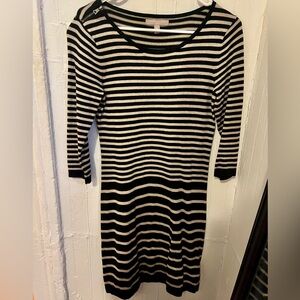 Banana Republic striped sweater dress